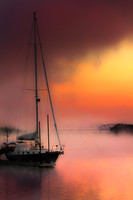 Sunrise on the Sailboat
